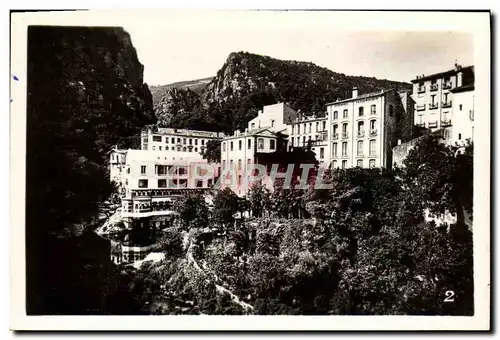 Moderne Karte Les thermes et les hotels Amelie les Bains