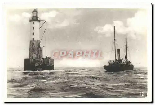 Cartes postales moderne La pointe du Raz Bateau Phare