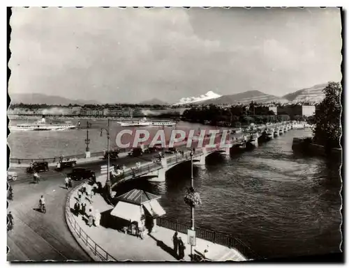 Cartes postales moderne Geneve Pont Du Mont Blanc