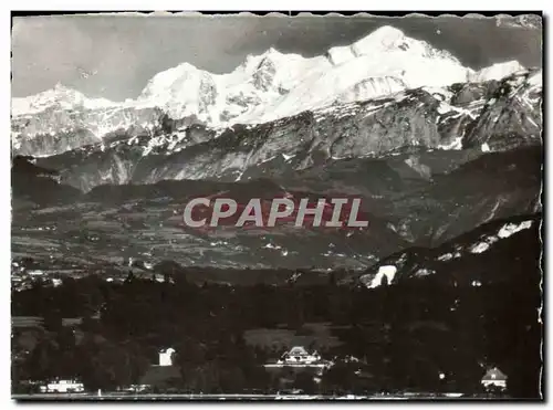 Cartes postales moderne Le Mont Blanc Vu De Geneve