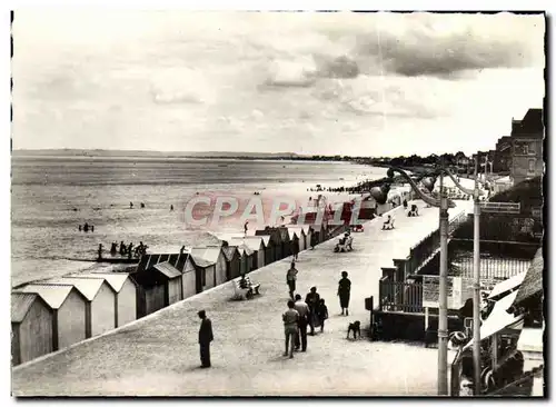 Cartes postales moderne Lion Sur Mer La Digue Et La Plage