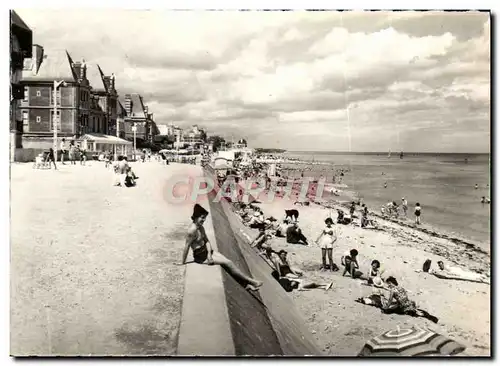 Cartes postales moderne Lion Sur Mer La Digue Et La Plage