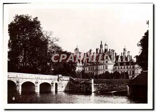 Moderne Karte Chateau de Chambord