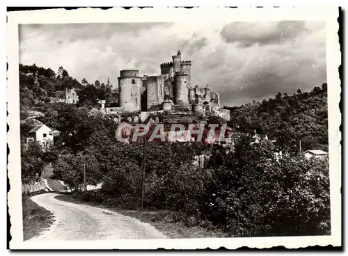 Moderne Karte Vue Generale Cote Sud Bonaguil