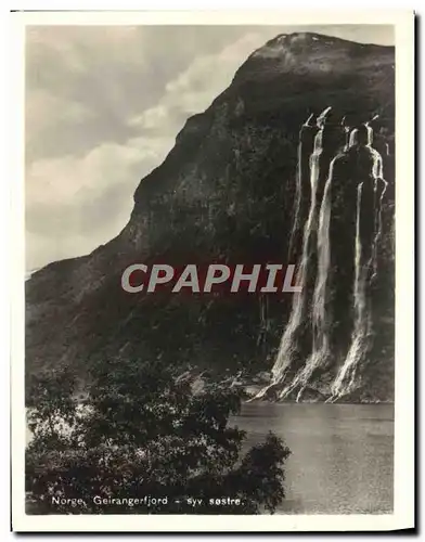 Cartes postales moderne Norge Geirangerjord Syv Sostre