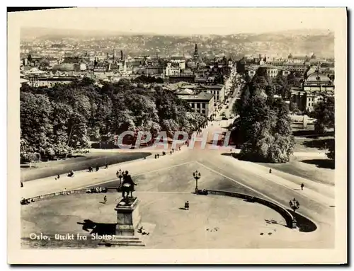 Cartes postales moderne Oslo Utsikt Fra Slollen