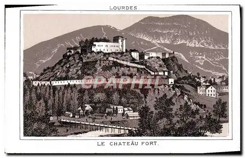 Cartes postales moderne Lourdes Le Chateau Fort