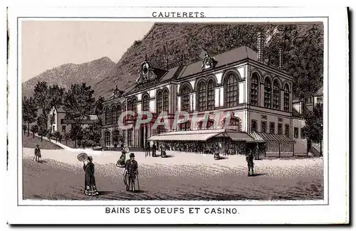 Cartes postales moderne Cauterets Bains Des Oeufs Et Casino