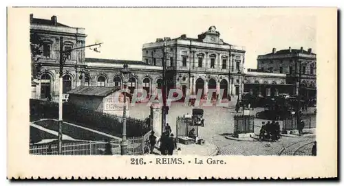 Cartes postales moderne Reims La Gare