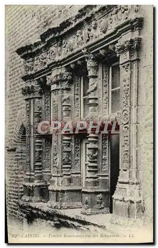 Cartes postales Cahors Fenetre Renaissance Des Boulevards
