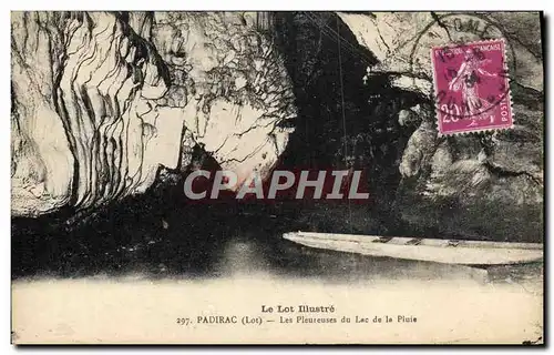 Cartes postales Le Lot Illustre Padirac Les Pleureuses Du Lac De La Pluie