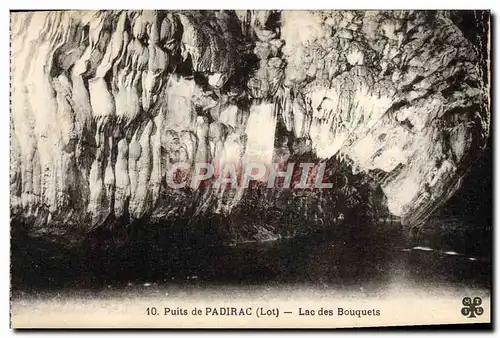Cartes postales Puits De Padirac Lac Des Bouquets