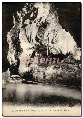 Ansichtskarte AK Puits De Padirac Le Lac De La Pluie