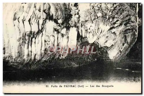 Cartes postales Puits De Padirac Lac Des Bouquets