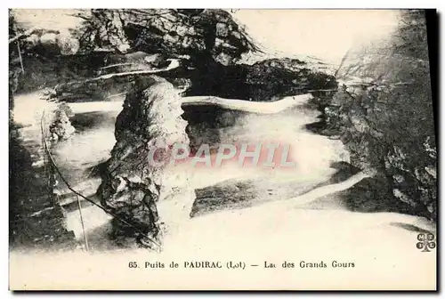 Ansichtskarte AK Puits De Padirac Lac Des Grands Gours