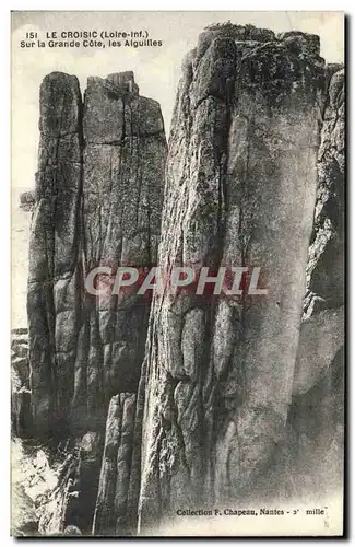 Ansichtskarte AK Le Croisic Sur La Grande Cote Les Aiguilles