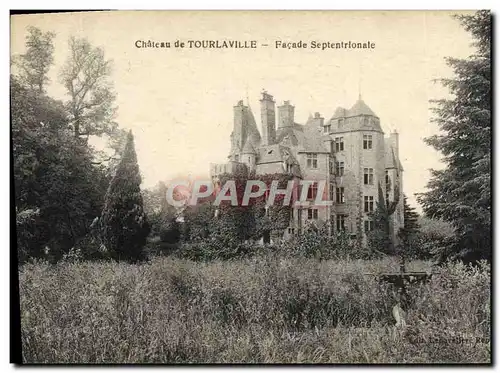 Ansichtskarte AK Chateau De Tourlaville Facade Septentrionale