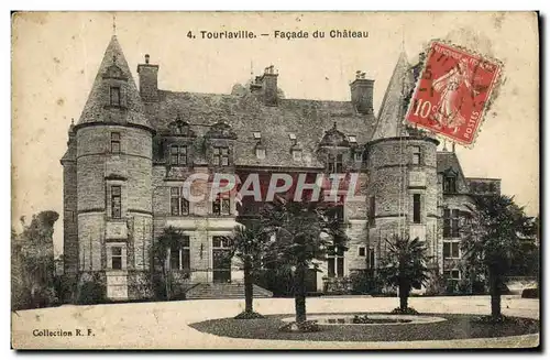 Cartes postales Tourlaville Facade Du Chateau