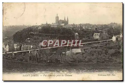 Cartes postales Saint James Vue generale prise du chateau