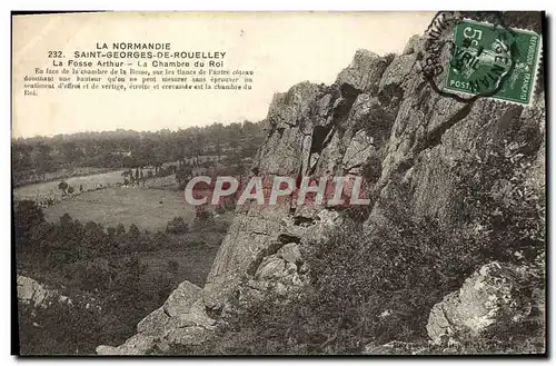 Cartes postales Saint Georges De Rouelley La Fosse Arthur La chambre du roi