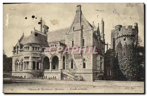 Cartes postales Chateau de Martinvast Facade orientale