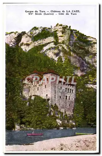 Cartes postales Gorges du Tarn Chateau de la Caze Cote du Tarn