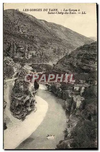 Ansichtskarte AK Gorges Du Tarn Les Gorges Saint Chely du Tarn