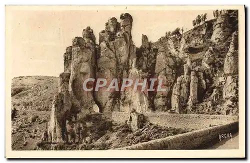 Ansichtskarte AK Vallee de la Jonte Causses des Cevennes Le tunnel de Bouilleres