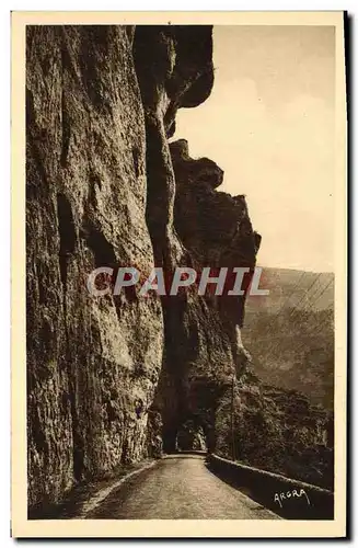 Ansichtskarte AK Gorges Du Tarn Un Tunnel au Cirque des Baumes