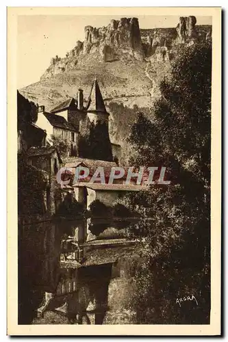Cartes postales Gorges Du Tarn Florac L&#39Ancien Chateau