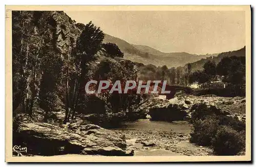 Ansichtskarte AK Gorges Du Tarn Florac La plage de Florac Le rocher des fees