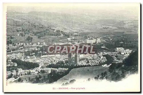 Cartes postales Mende Vue Generale