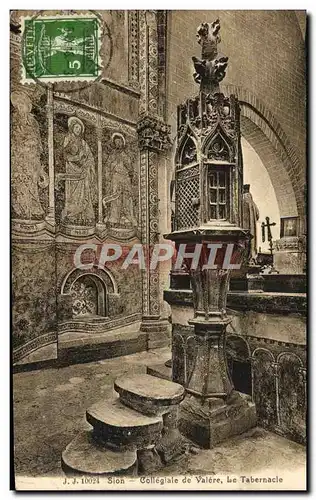 Cartes postales Sion Collegiale de Valere le tabernacle