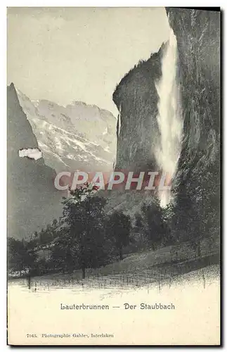 Cartes postales Lauferbrunnen Der Staubbach