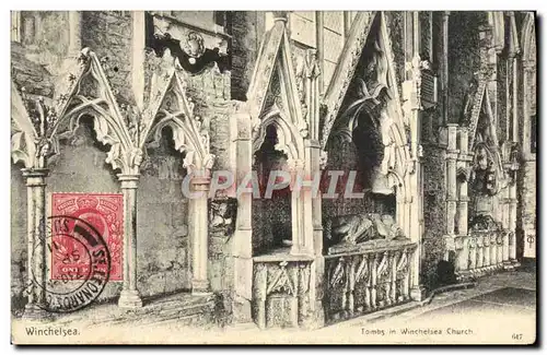 Cartes postales Winchelsea tombs in Winchelsea church