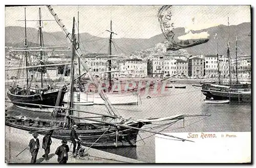 Ansichtskarte AK San Remo Il Porto Bateaux