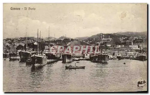 Cartes postales Genova Il Porto Bateaux