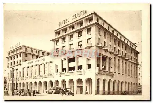 Cartes postales Alger Hotel Aletti & Casino municipal