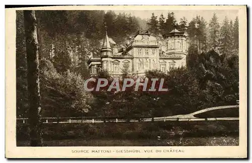Cartes postales Source Mattoni Giesshubl Vue Du Chateau