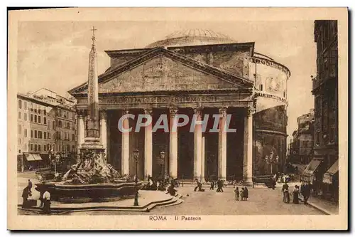 Cartes postales Roma Il Panteon