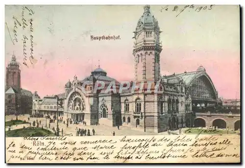 Cartes postales Hauptbahnhof Koln