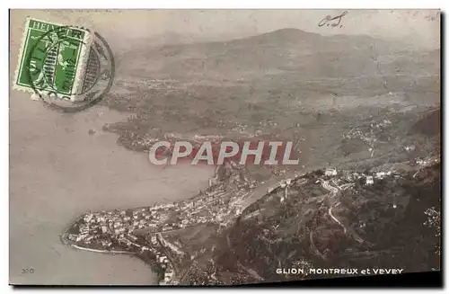 Ansichtskarte AK Glion Montreux Et Vevey