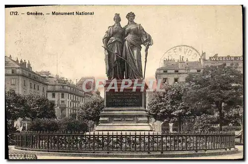 Cartes postales Geneve Monument National