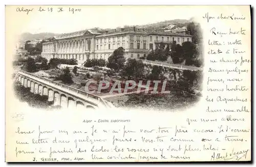 Cartes postales Alger Ecofes Superieures