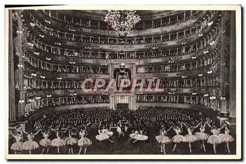 Ansichtskarte AK Milano Interno Del Teatro Alla Scala