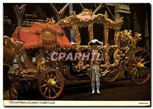 Cartes postales moderne The Lord Mayor Of London's Golden Coach