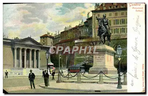 Cartes postales Geneve Monument Dulour