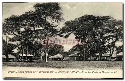 Cartes postales Missions Des Peres Du Saint Esprit Afrique Orientale La Mission De Mrogoro