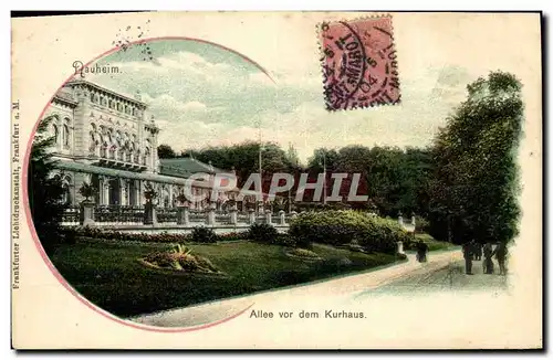 Cartes postales Allee Vour Dem Kurhaus Nauheim