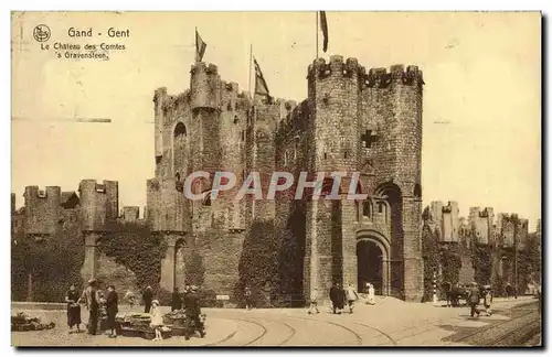 Cartes postales Gand Gent Le Chateau Des Comtes S Gravensteen
